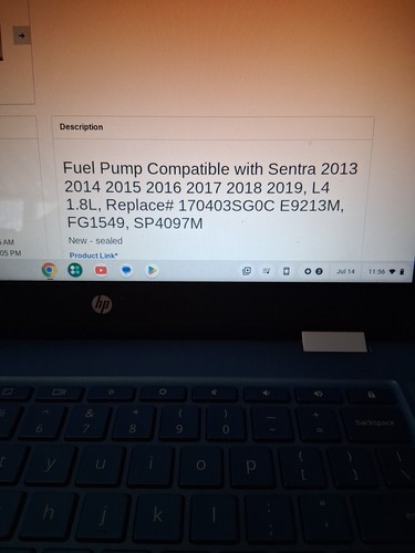 New Fuel Pump Module Assembly For 2013-2018 Nissan Sentra Sedan L4 1.8L E9213M - Picture 4 of 4