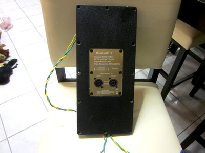 Passive: Line Array Model:AM12 Input Panel RMS 600W LF 12''HF 2'' 8 0hm