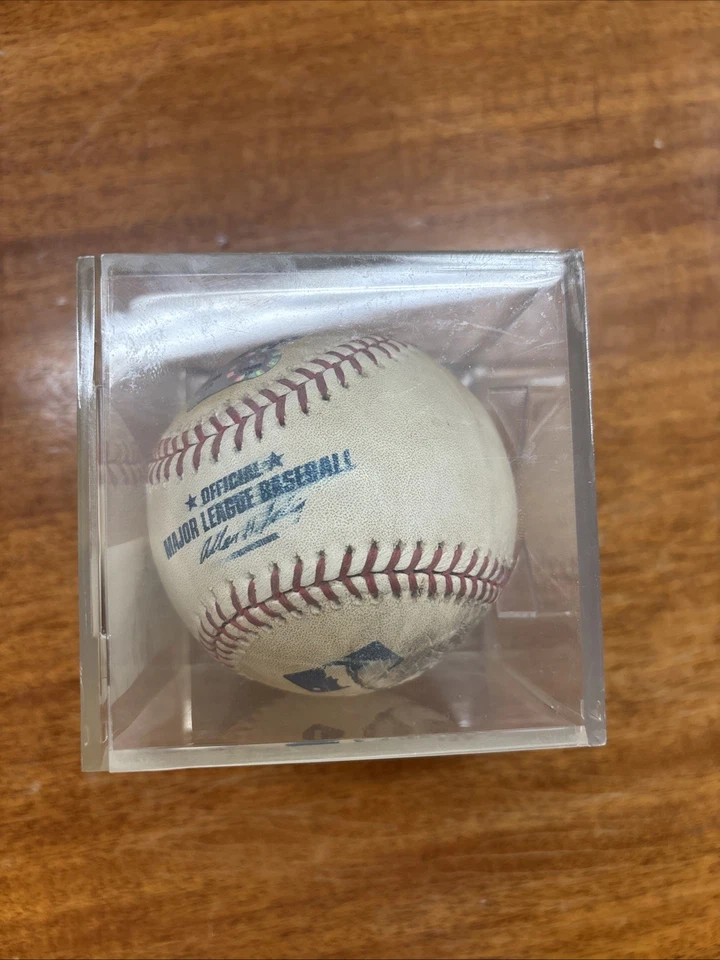 Used Baseball Game Ball - 9/1/2008 Tigers 9 Yankees 13 - Image 3 of 4