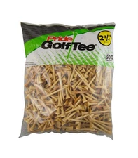 Pride Golf Tee, 2-3/4 inch Deluxe Tee, 500 Count Natural