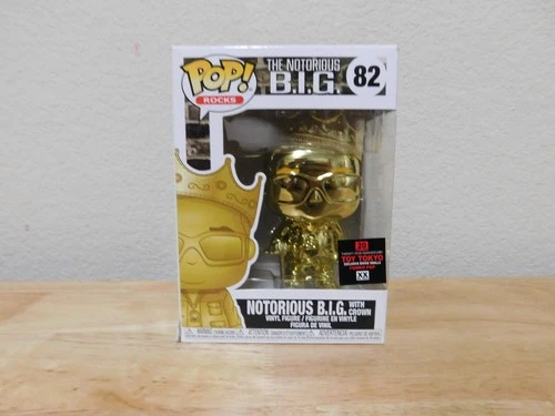 FunkoPopRocksThe NotoriousB.I.G. Toy Tokyo#82 Notorious B.I.G. with Crown