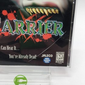 Carrier (Sega Dreamcast, 2000) Complete in Box CIB w Registration Card