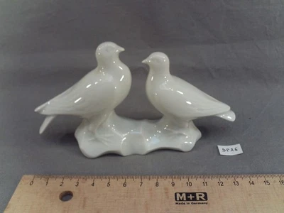 Couple de palombes en porcelaine ancienne de Limoges Haviland (DP26) - Photo 1/4