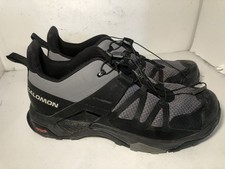Salomon X Ultra 4 Low GTX Hiking Boots Mens Size 12 Black Gray Trail