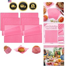 240 Pcs 7 x 7 Inch Deli Paper Sheets Sandwich Dry Wax Paper Oil Proof Food Ba...