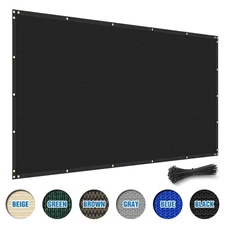 8'x25' Privacy Fence Screen Shade Cover Windscreen Fabric Mesh Garden Yard Pool