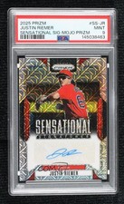 2025 Prizm Sensational Signatures Mojo 4/25 Justin Riemer PSA 9 MINT Auto 8d2