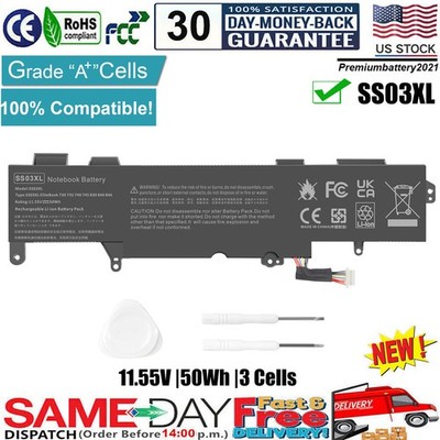  SS03XL Battery for HP EliteBook 735 745 830 846 840 G5 G6 ZBook 14u G5 G6 50Wh