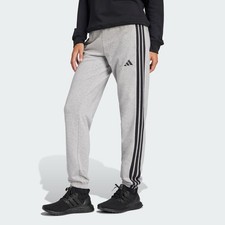 adidas women Essentials 3-Stripes French Terry Cuffed Pants