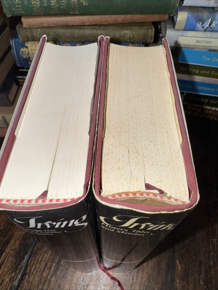 2 Vintage- The Library of America - WASHINGTON IRVING 1983/1991 Novels - Image 2 of 4