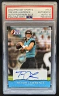 2022 Pro Sports Trevor Lawrence Platinum Blue Auto #/50 PSA Authentic 10