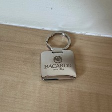 Vintage 2000’s Bacardi Solid Metal Key Ring. Unused. Excellent Condition. 