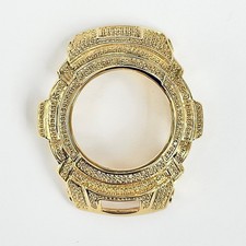 G-Shock G7710 Yellow Stainless-Steel Case 24pcs Natural Diamonds & Illusion