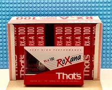 THAT'S  RX-A   100  "RoXana"  1993  TYPE  I   BOX OF 10  TAPES (SEALED)