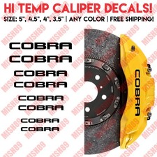 Cobra Brake Caliper Decal Ford Mustang Svt Cobra Vinyl Sticker - Any Color