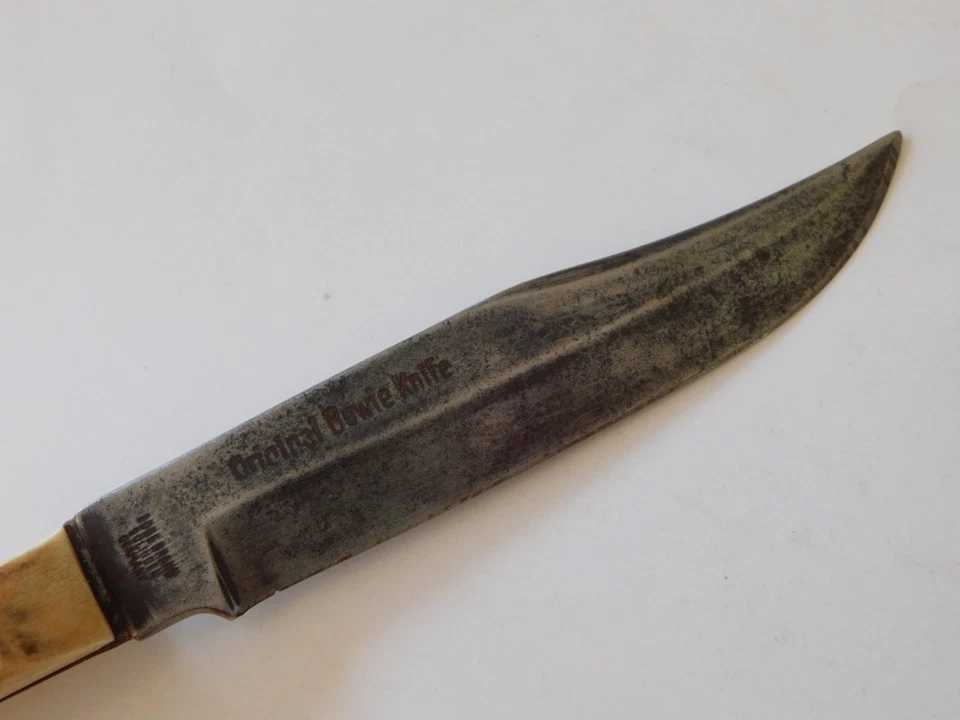 Cuchillo Bowie Original Marca Borde Vintage 445 Solingen Alemania Foto 3 de 4