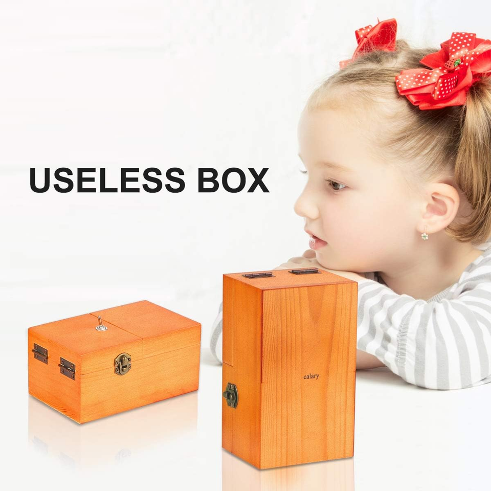 Useless Box Turns Itself off in Wooden Storage Box Alone Machine Fully ...