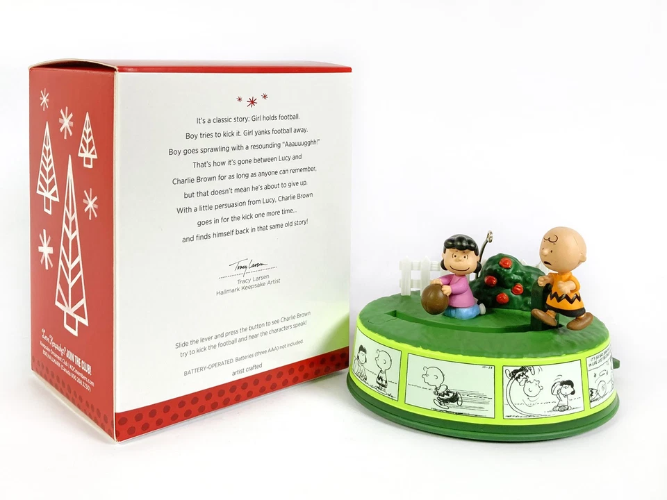 Lot 8054 Peanuts Hallmark Optimist Charlie Brown + Sound + Bewegung, Weihnachten - Bild 3 von 4