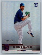 2022 panini chronicles baseball thomas szapucki elite red rc 42/199 #32