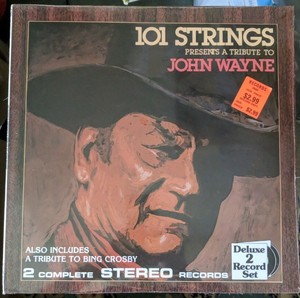 101-Strings-Presents-Tribute-To-John-Wayne-Two-Record-Set-Alshire-S-5371-sealed