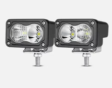 2.6"  LED Light Cube Pods Spot Flood Driving Fog Lamp Off-Road For TruckJeep UTV