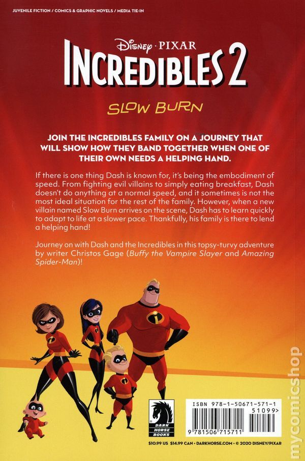 Disney-Pixar Incredibles 2 Slow Burn TPB #1-1ST NM 2020 Stock Image | eBay