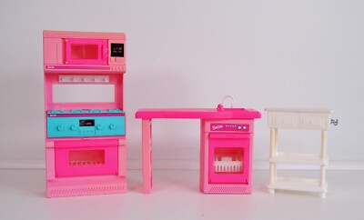 Vintage 1994 Barbie ''So Much to Do'' Kitchen Playset by Mattel