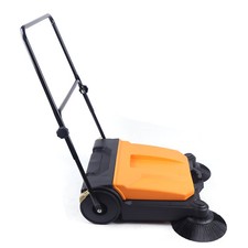 26 Inches Twin Walk-Behind Outdoor Hand Push Floor Sweeping Sweeper No Electric