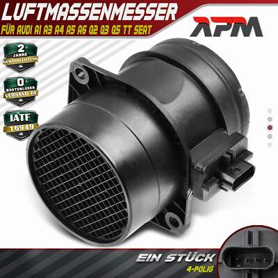 Luftmassenmesser für Audi A1 A3 A4 A5 A6 Q2 Q3 Q5 TT Seat Altea Exeo Leon Skoda