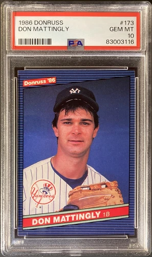 1986 Donruss #173 Don Mattingly PSA 10 GEM MT
