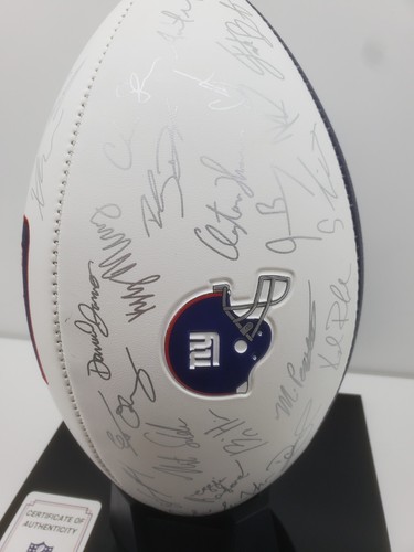 2021 NFL Rawlings Signature Football with Case NEW YORK GIANTS Limited Edition - Picture 7 of 11