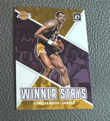 2022-23 Panini Donruss Optic Kareem Abdul-Jabbar Winner Stays #17