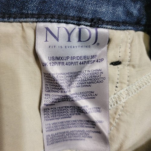 NYDJ Sheri Slim Capri Jean Women's Size 8P ( Petite) Measures 30x20.5 - Picture 4 of 6