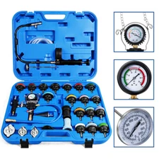 28 PCS Radiator Pressure Tester Vacuum-Type Cooling System Refill Kit