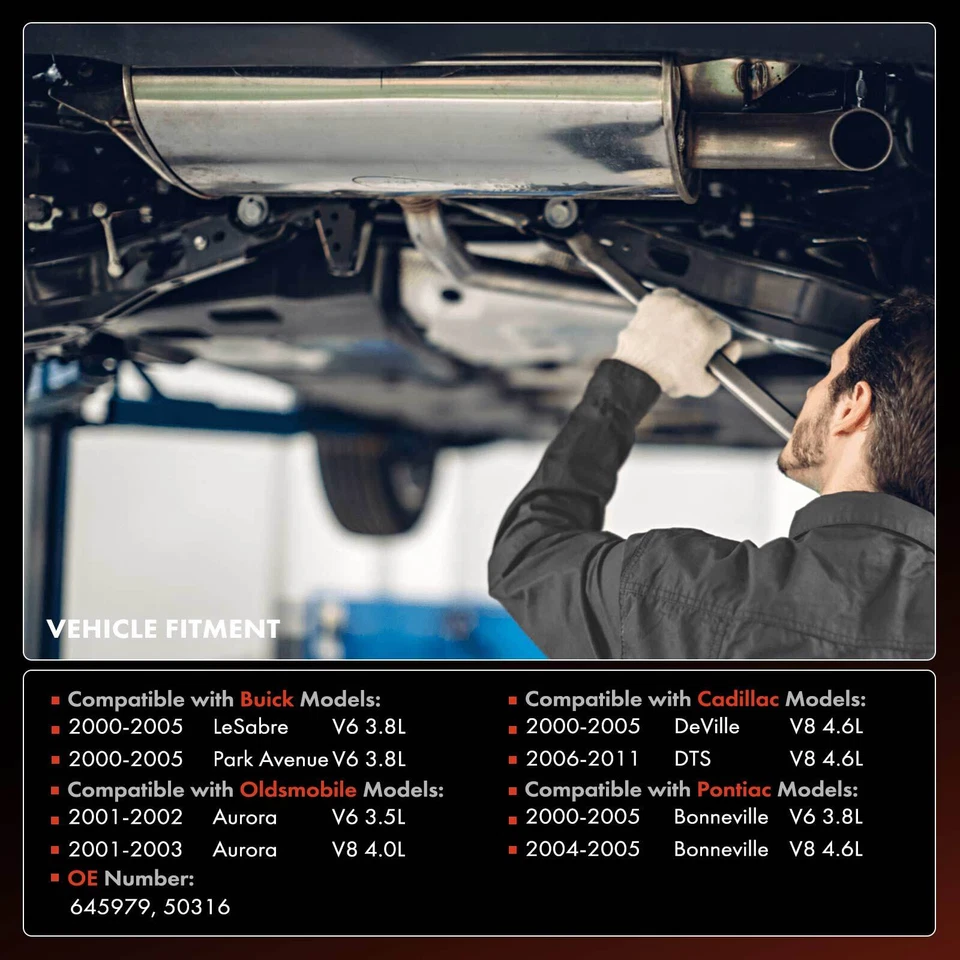 Nuevo convertidor catalítico para Buick LeSabre 2000-2005 Oldsmobile Aurora Pontiac Foto 2 de 4