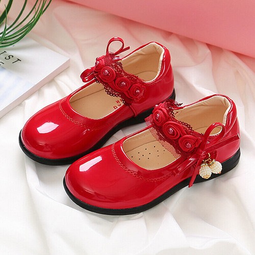Niñas Niños Jóvenes Mary Jane Fiesta Boda Jardín Zapatos de Cuero Vacaciones Talla EE. UU. - Imagen 19 de 21