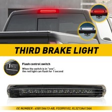 Tercera luz trasera de freno LED roja ahumada completa para camioneta Ford F150 97-03
