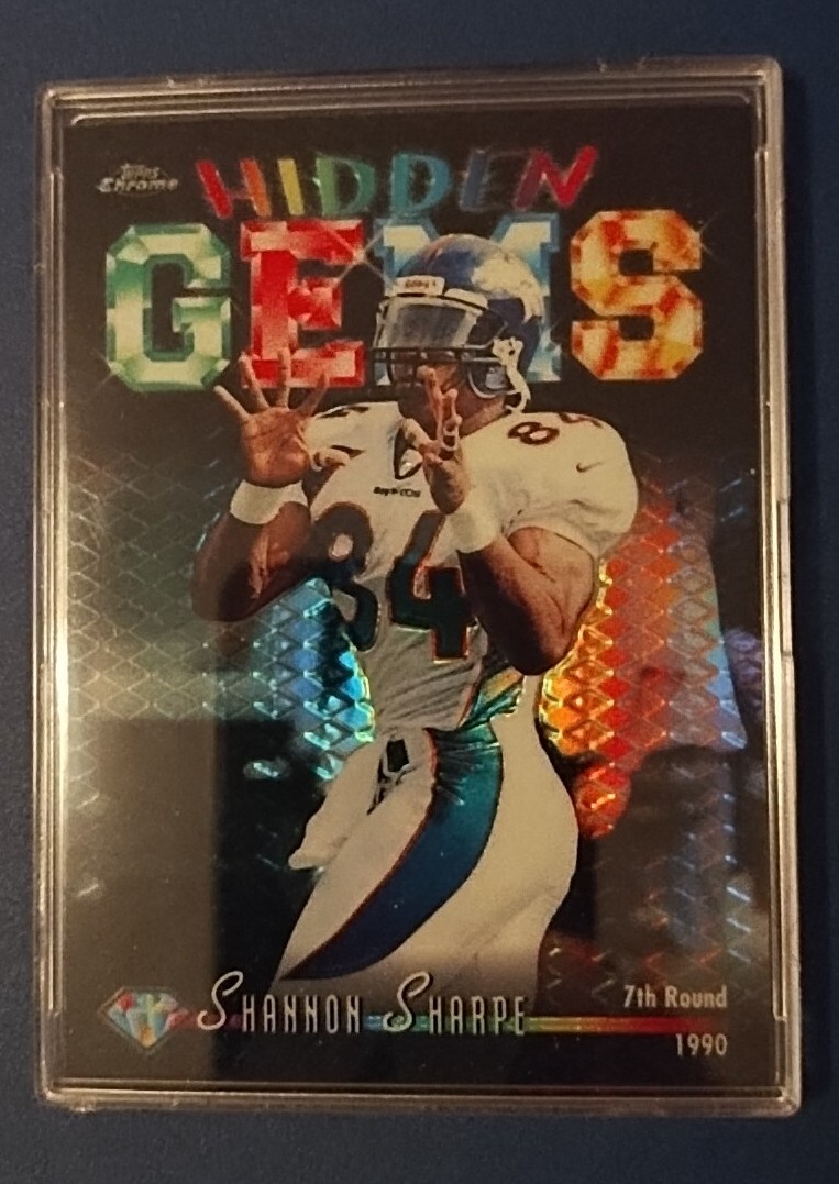 1998 Topps Chrome Hidden Gems Refractor Shannon Sharpe