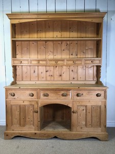 Solid Pine Welsh Kitchen Dresser Farmhouse Rustic Sideboard