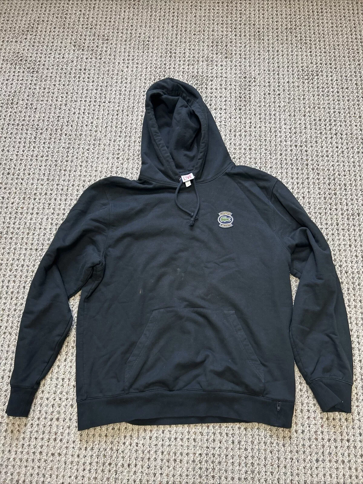 sweat à capuche Supreme Lacoste