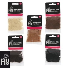 Hy Hair Nets – Show Hairnets – Twin Pack – Standard Weight – FIVE COLOURS