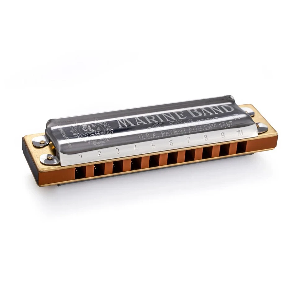Hohner M202199 125th Anniversary Edition 1896 Marine Band Key of C Harmonica - Image 2 of 2