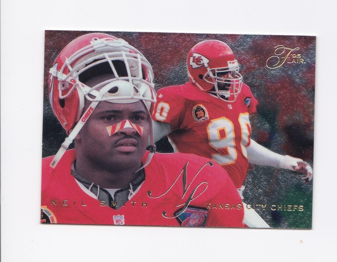 Neil Smith 1995 Flair Chiefs #105 NU Husker Football