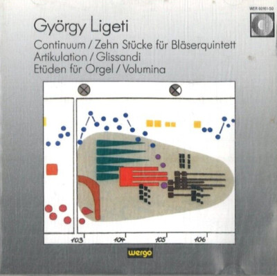 Continum / Zehn Stücke für Bläserquintett von György Ligeti (CD)
