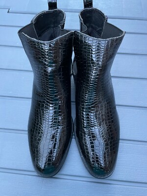dune blue ankle boots