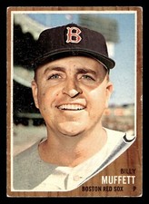 1962 Topps BILLY MUFFETT #336 GD Boston Red Sox