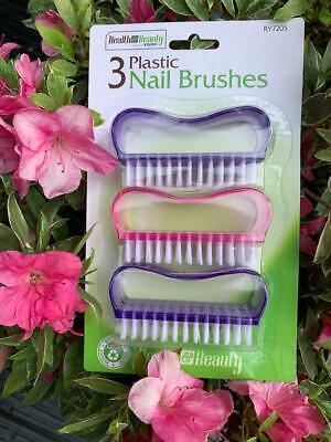 5pcs/set Nail Brush Cleaning Brush Manicure Tool Foot Nail Cleaner | eBay