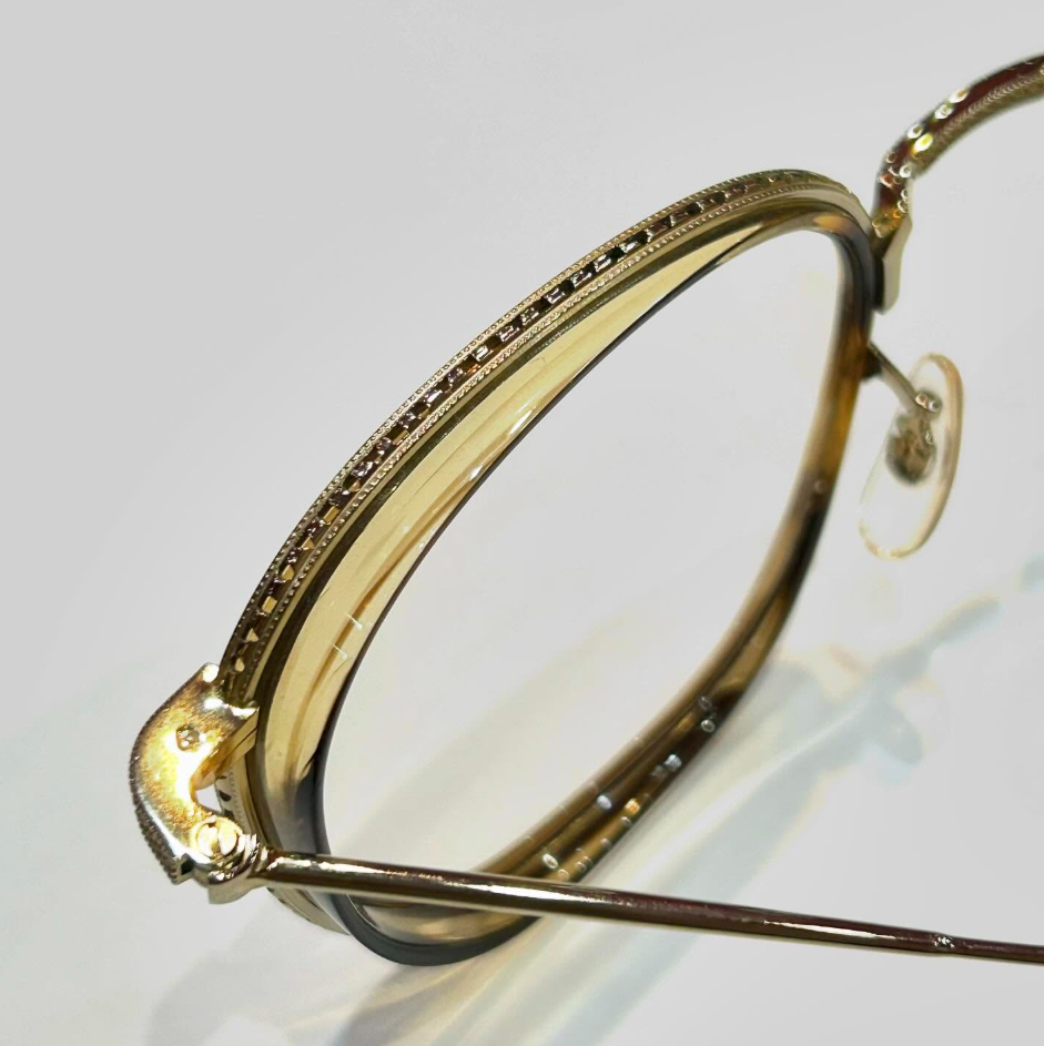 OLIVER PEOPLES TK-9 OPTICAL OV1321T in Gold/ Tuscany Tortoise MSRP