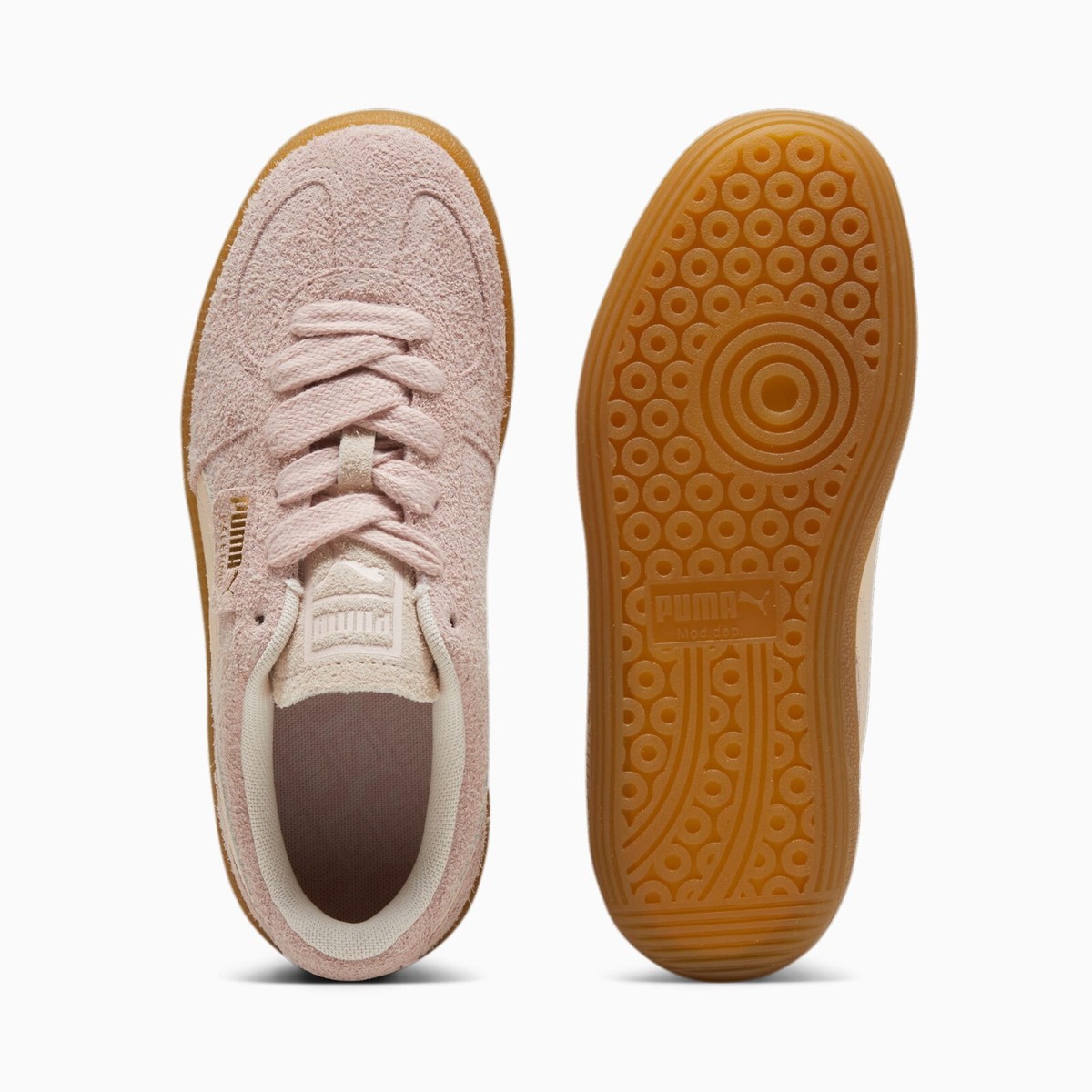 Puma Palermo Hairy Sneakers LifeStyle Shoe Rose Quartz