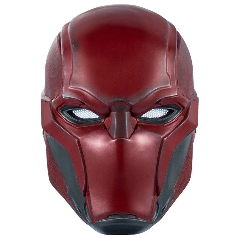 DC Comics Superhero Cosplay Batman Robin Helmet Halloween Red Hood Mask Gifts - Image 2 of 4